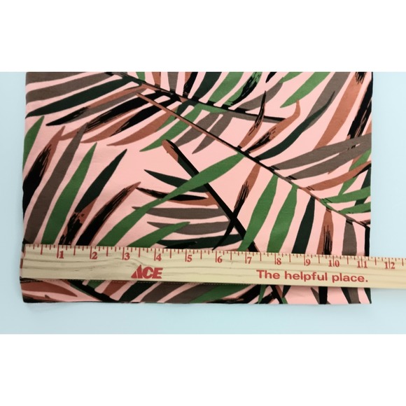 Denim & Co Beach Pants Women's Size M Palm Print Jersey Pull-On Pockets Preowned - Picture 12 of 12